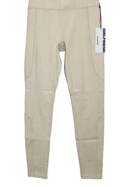 Girlfriend Collective High Compressive Leggings Oatmeal Beige 4112-OVC-XXS NWT